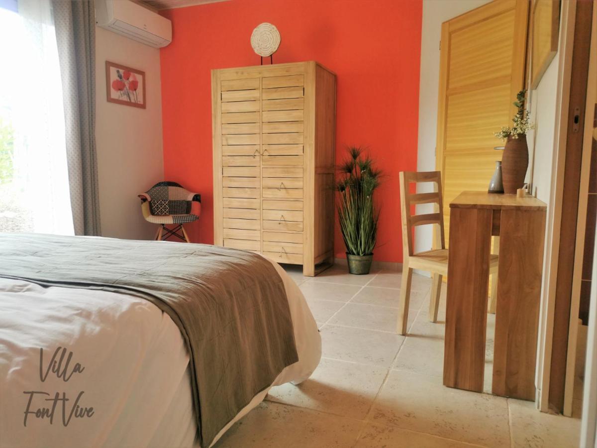 Villa Font Vive - Chambres D'Hotes Eco-Labellisees Avec Cuisine - Confort, Calme Et Vue Exceptionnels ! Grospierres Kültér fotó