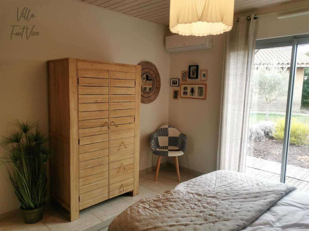 Villa Font Vive - Chambres D'Hotes Eco-Labellisees Avec Cuisine - Confort, Calme Et Vue Exceptionnels ! Grospierres Kültér fotó