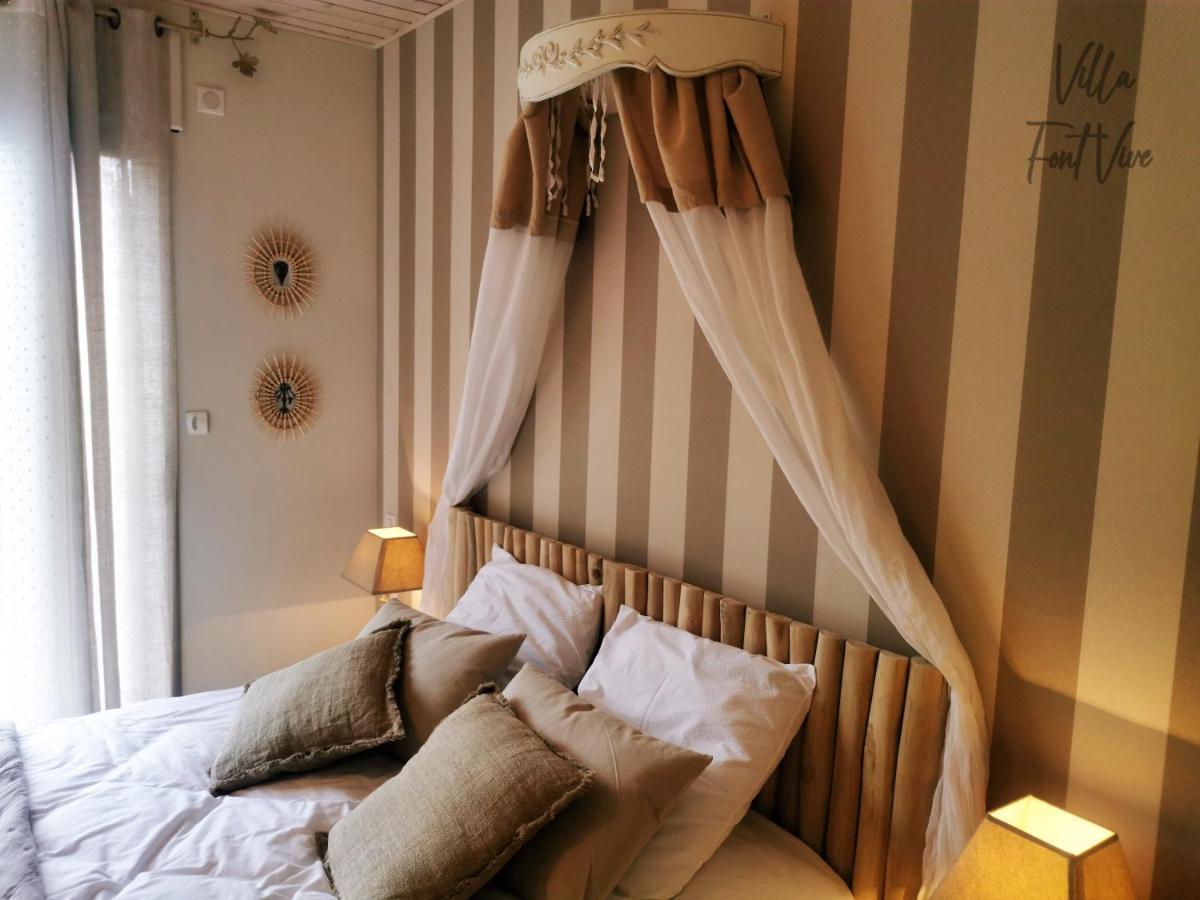 Villa Font Vive - Chambres D'Hotes Eco-Labellisees Avec Cuisine - Confort, Calme Et Vue Exceptionnels ! Grospierres Kültér fotó