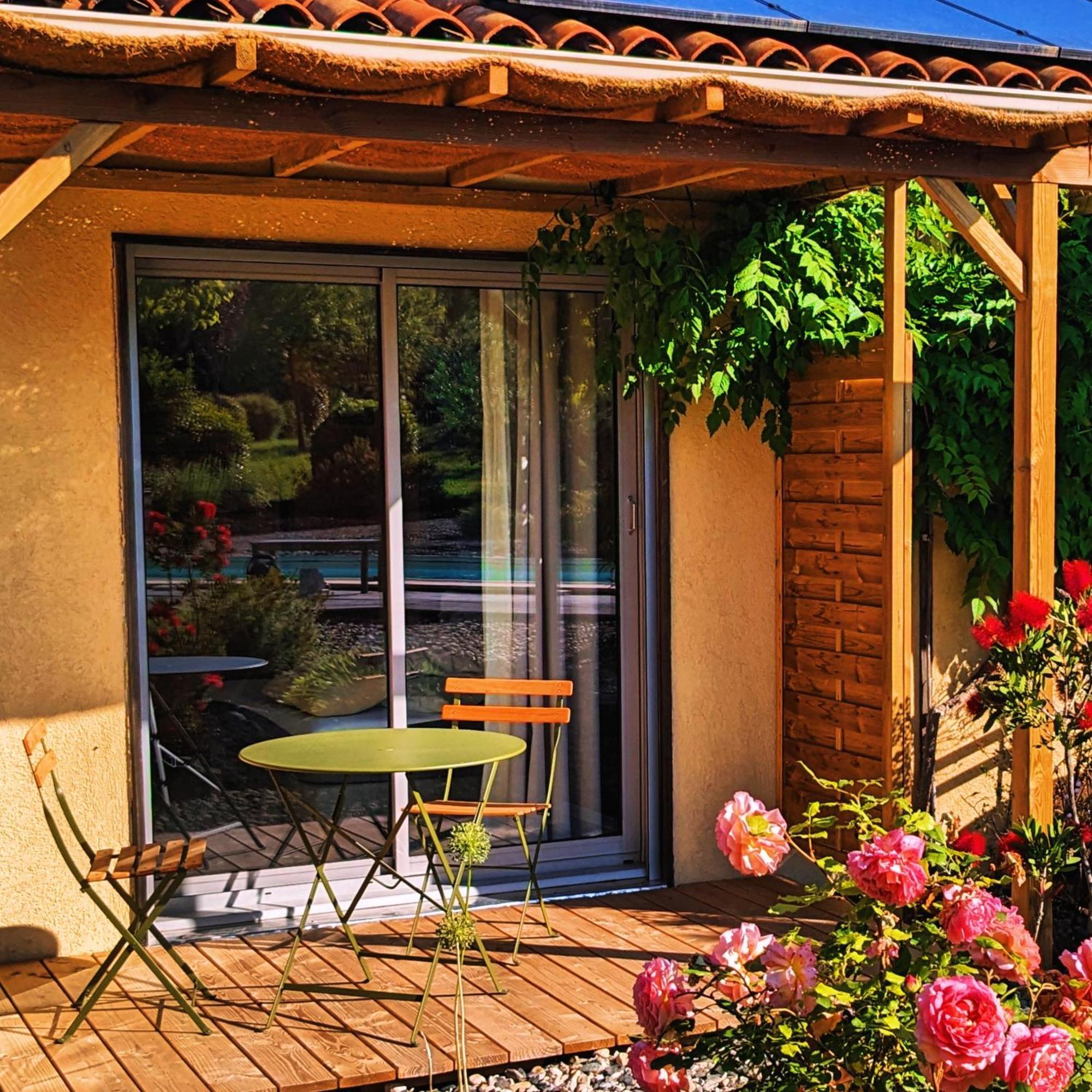 Villa Font Vive - Chambres D'Hotes Eco-Labellisees Avec Cuisine - Confort, Calme Et Vue Exceptionnels ! Grospierres Kültér fotó