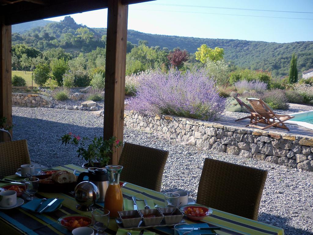 Villa Font Vive - Chambres D'Hotes Eco-Labellisees Avec Cuisine - Confort, Calme Et Vue Exceptionnels ! Grospierres Kültér fotó